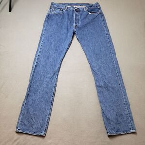 Levi's Men's 501 Straight Jeans - Blue Size 38